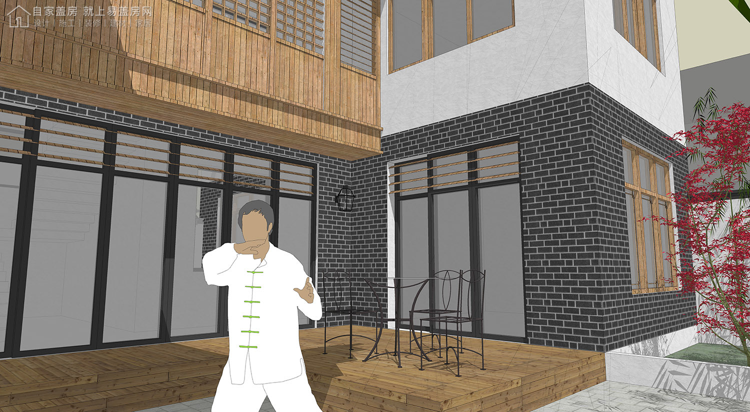 三层新中式别墅全套设计图纸,新中式合院别墅户型图纸