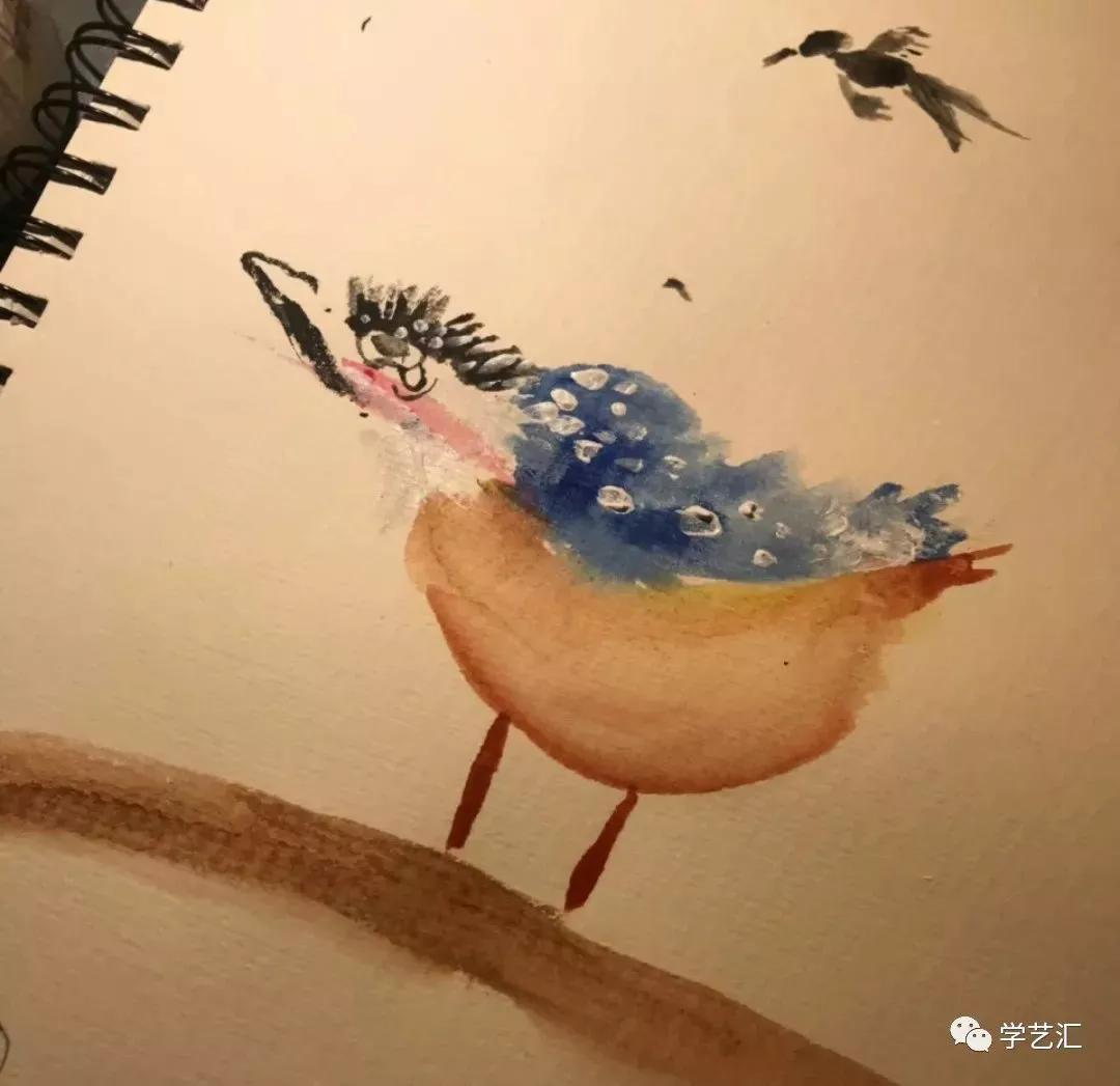 绘画水墨作品大全,水墨画儿童绘画技法新教程