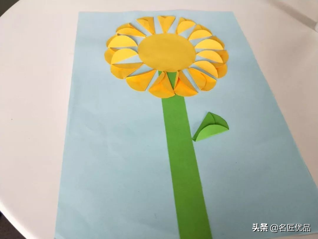 幼儿园向日葵绘本手工制作简单的,向日葵手工diy图片大全大图
