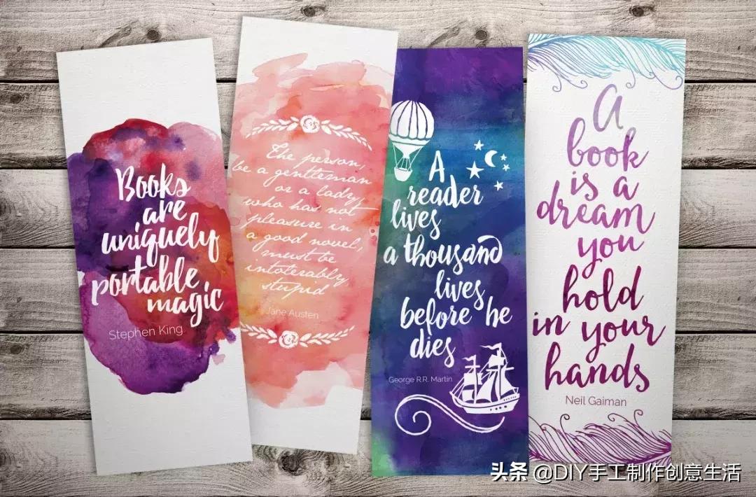 8-10岁儿童手工书签可爱猫咪书签,手工diy书签简单好看不用折纸