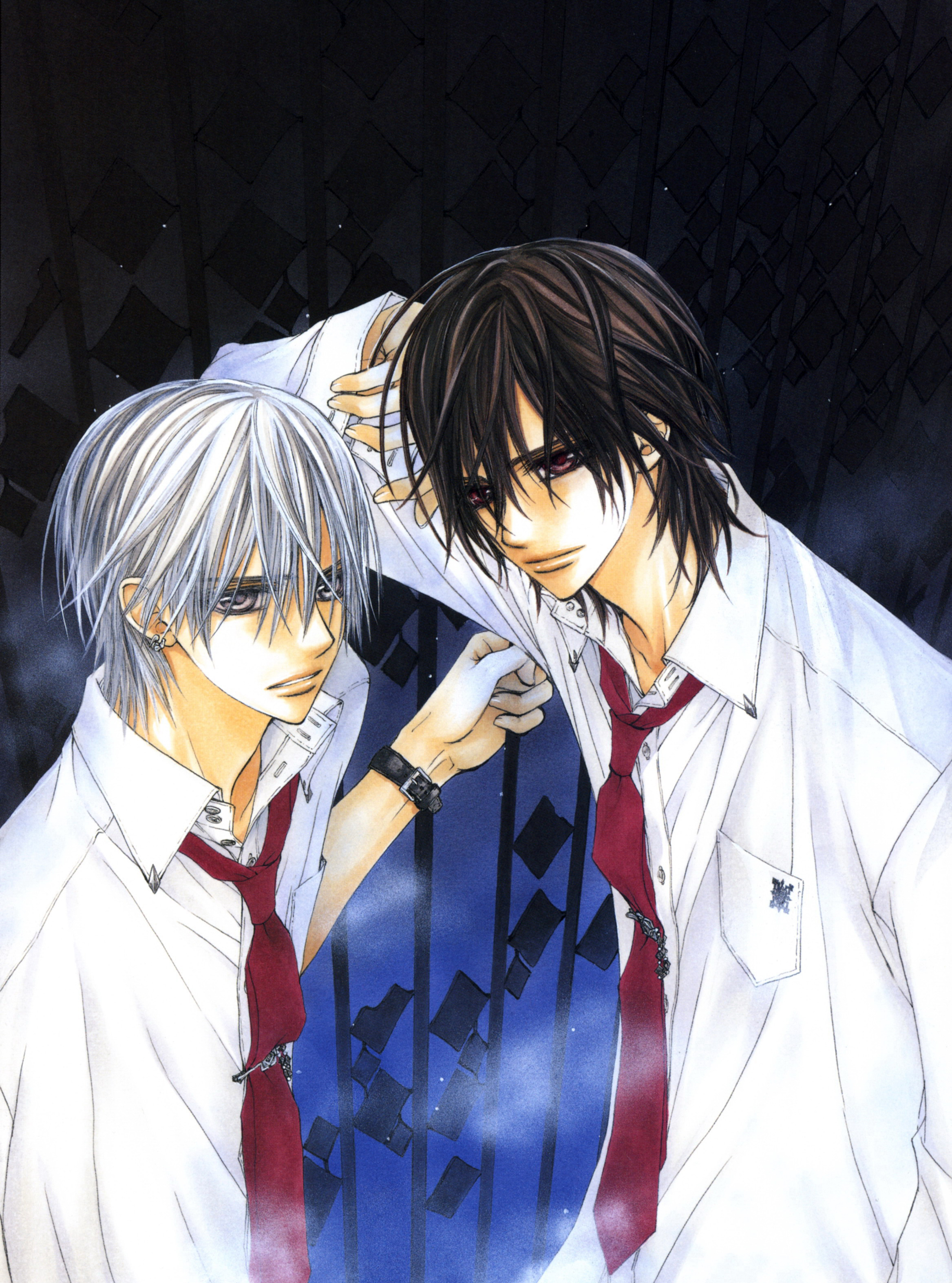 有关帅气吸血鬼的漫画图片,画风超精致的日本吸血鬼漫画