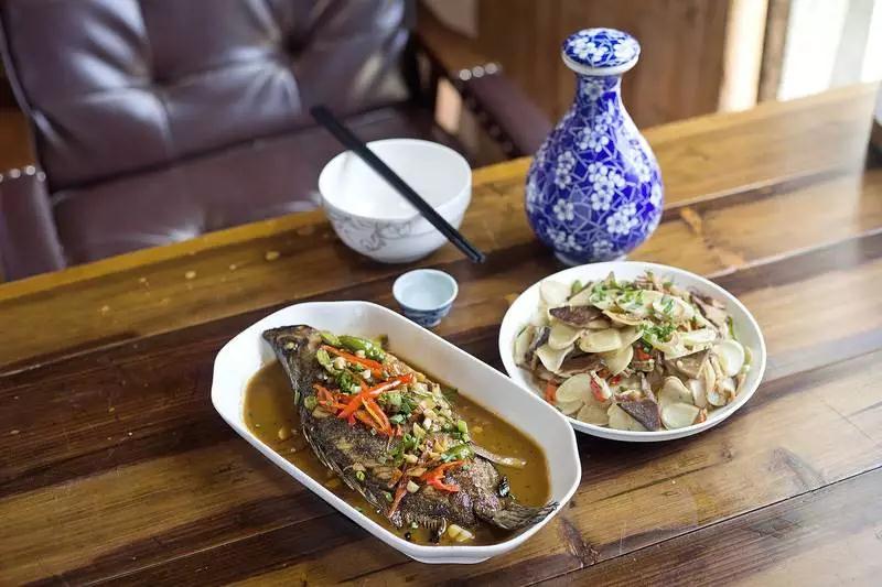 民宿徽派之美,徽派元素侘寂风民宿