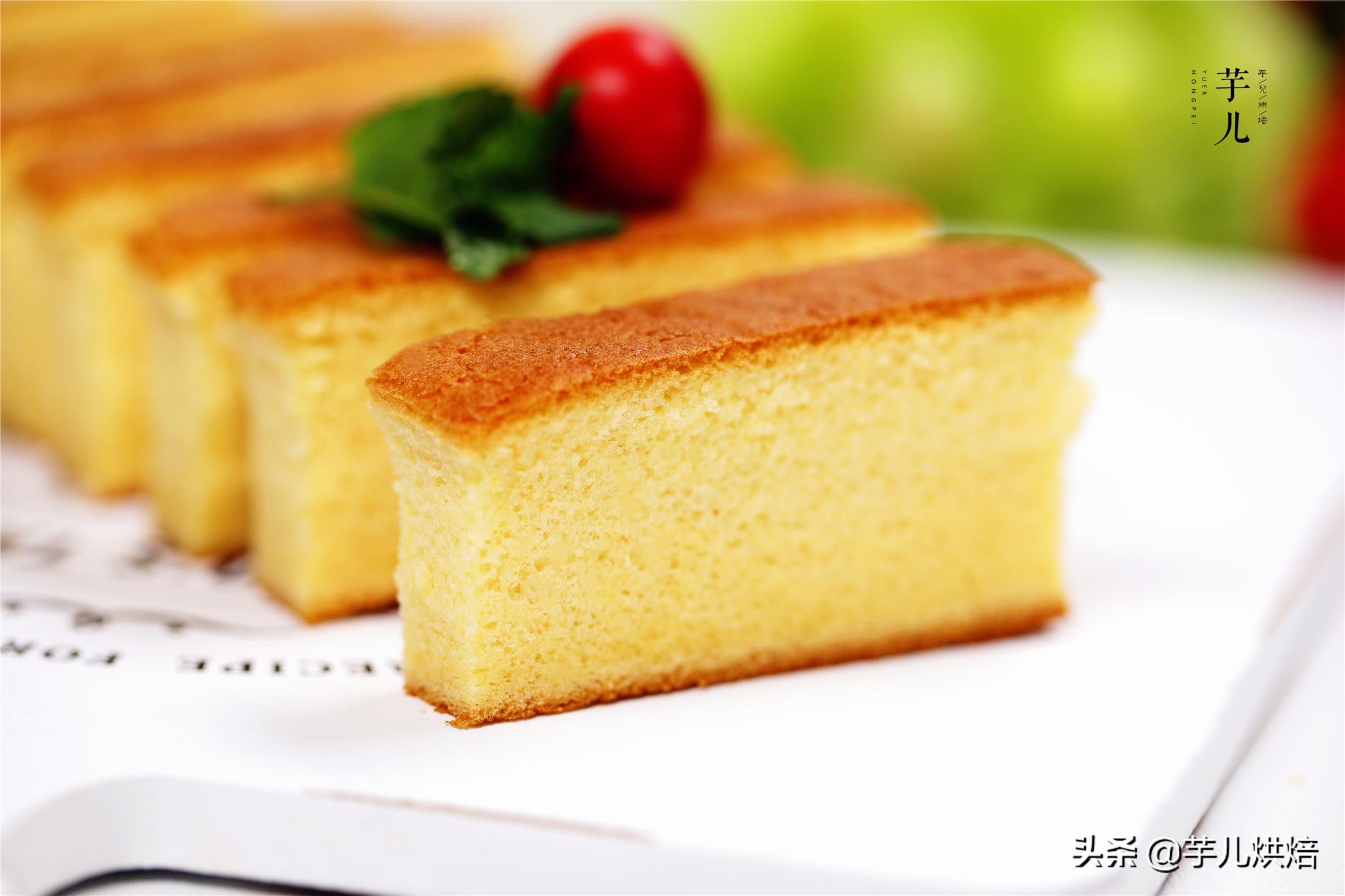 松软的长崎蛋糕,长崎蛋糕正宗做法视频