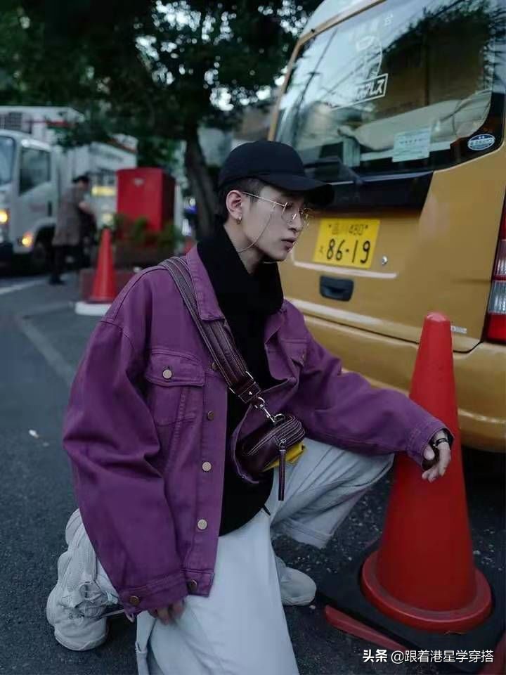 黎明原振侠西装,黎明原振侠穿搭黑皮衣