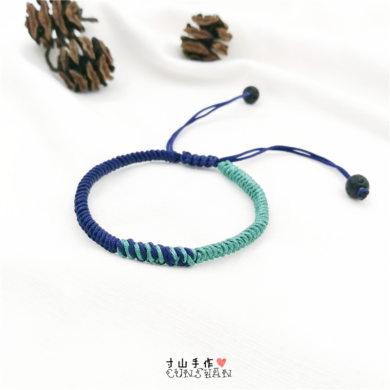 手串绳结打法中国结双线凤尾结,绳结中国结编法大全图解