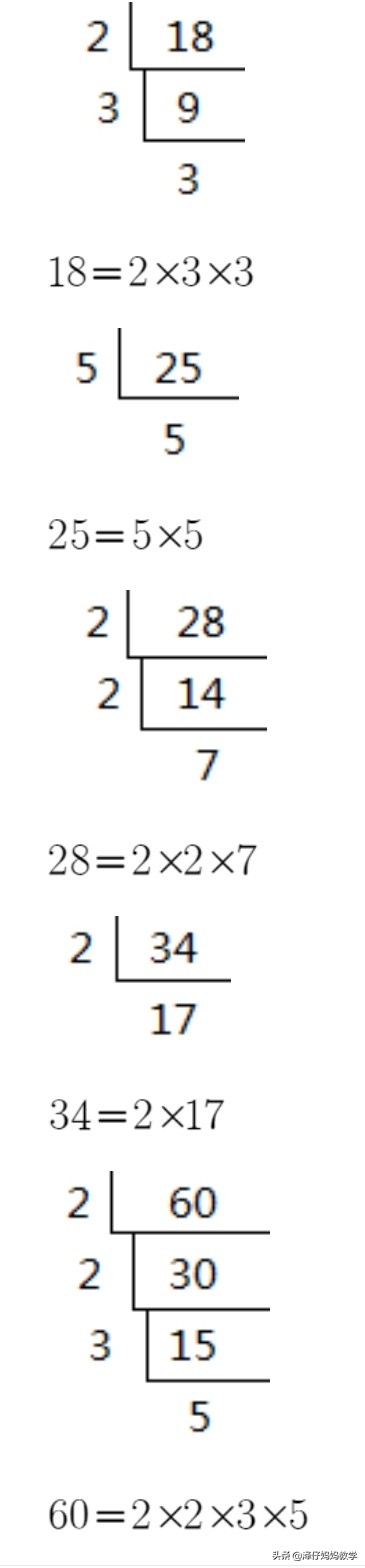 四年级上册数学分解质因数知识点,四年级数学质因数与合数知识点