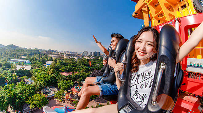 广州长隆欢乐世界互动,广东长隆欢乐世界最刺激的项目