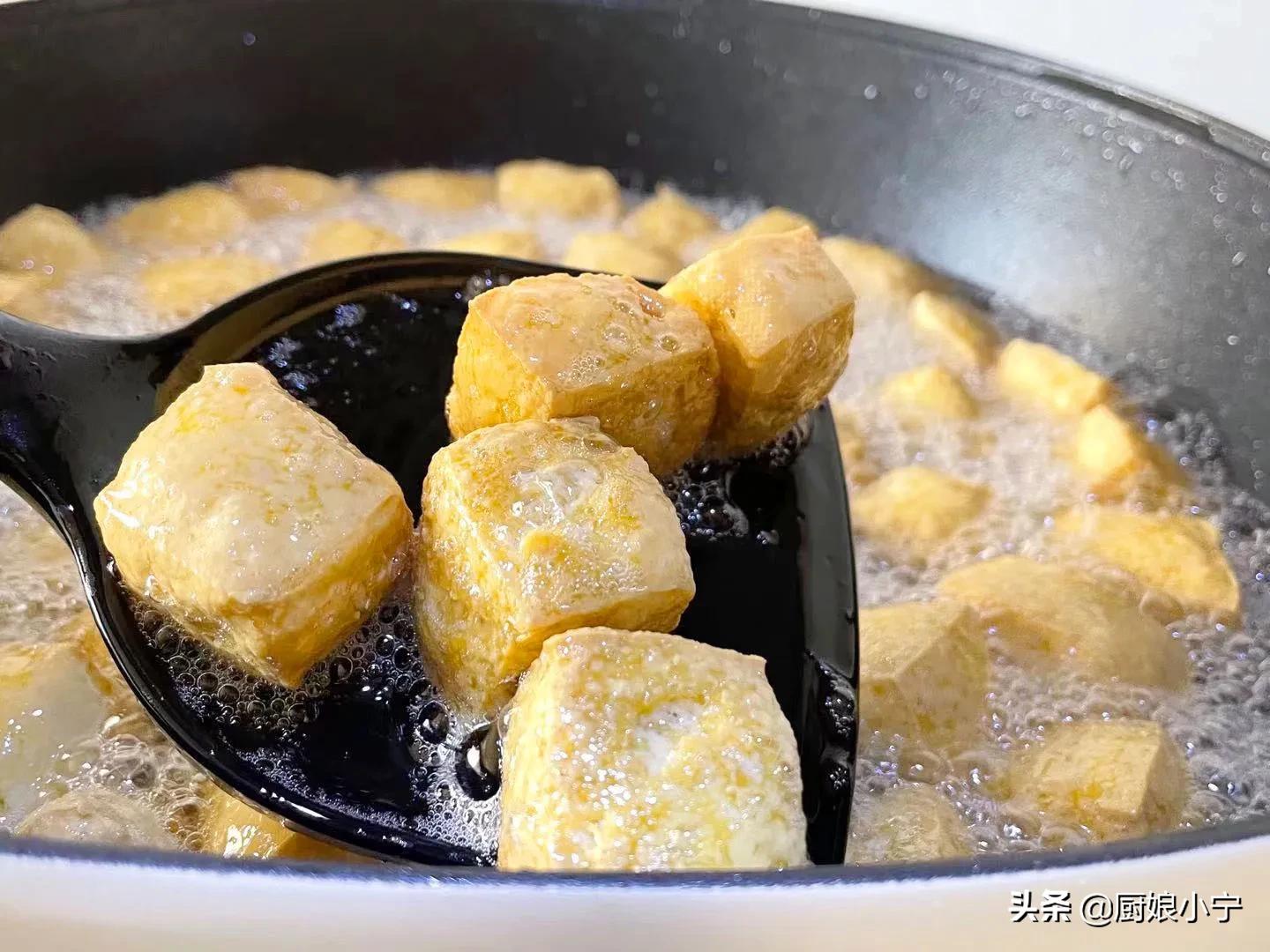 炸油豆腐表面不够金黄怎么办,炸油豆腐油浓稠好还是稀薄