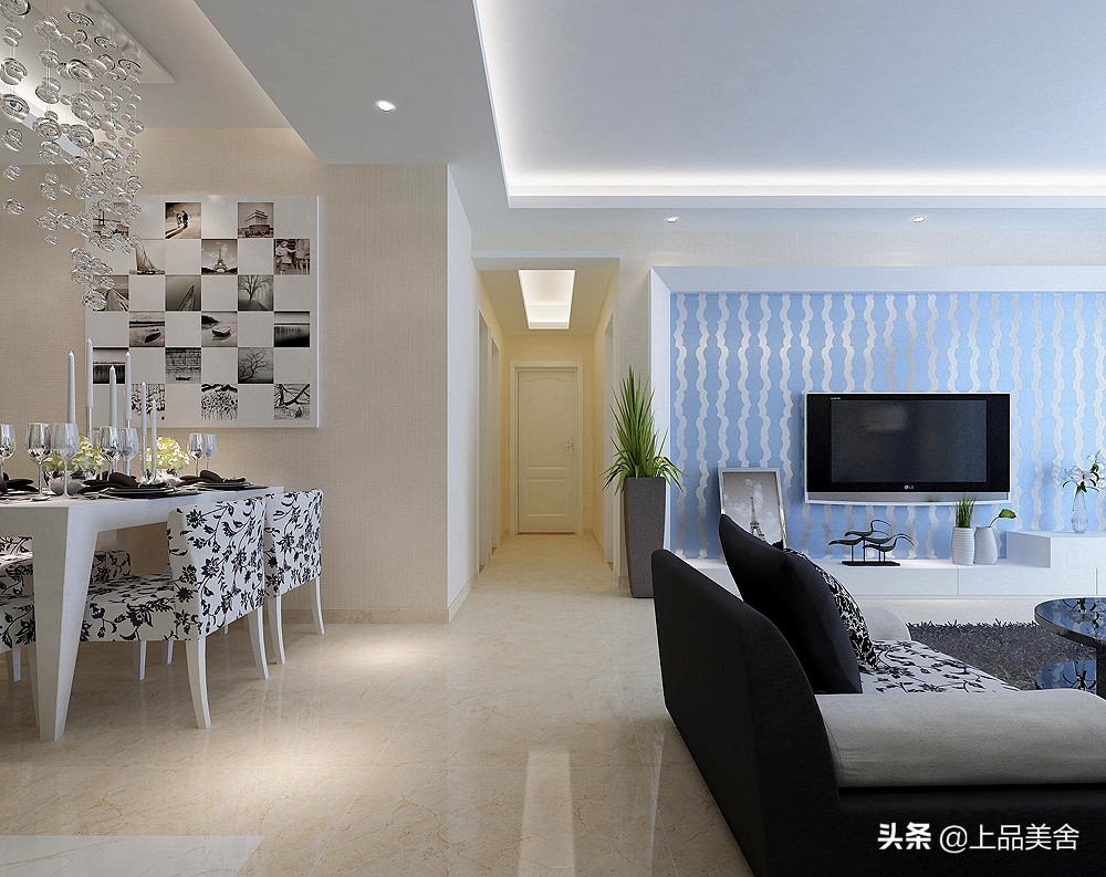 房子墙纸装修风格现代时尚,房屋装修墙纸效果图大全