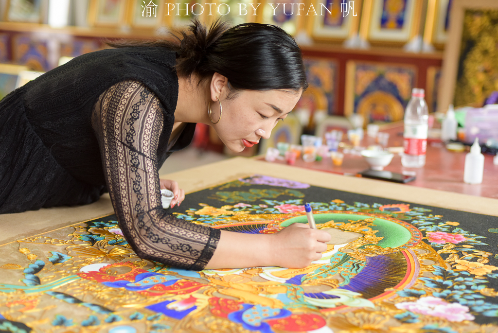 当景泰蓝遇上唐卡,唐卡景泰蓝