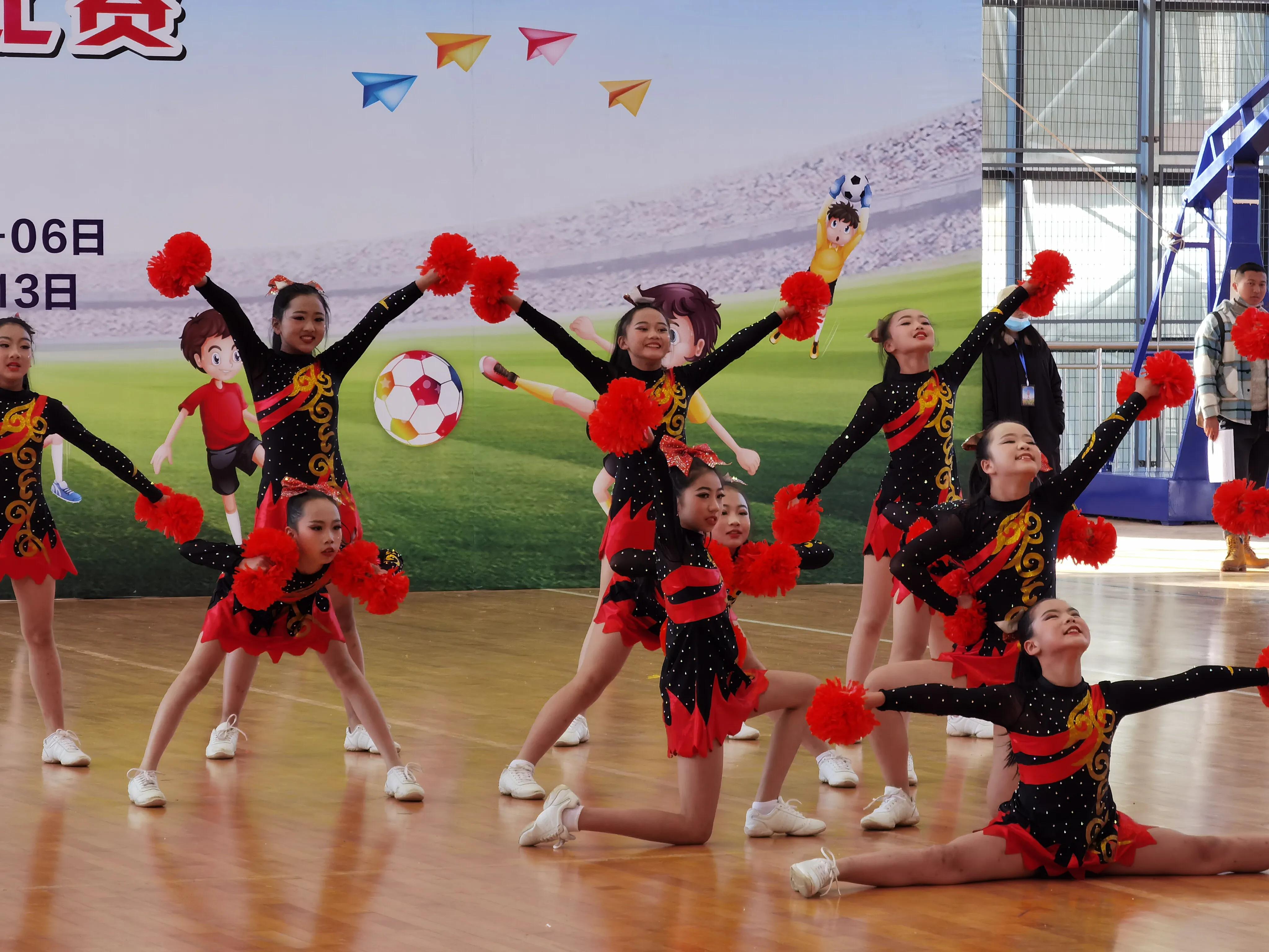 昆明足球啦啦操比赛2019,昆明市第四届足球宝贝啦啦操