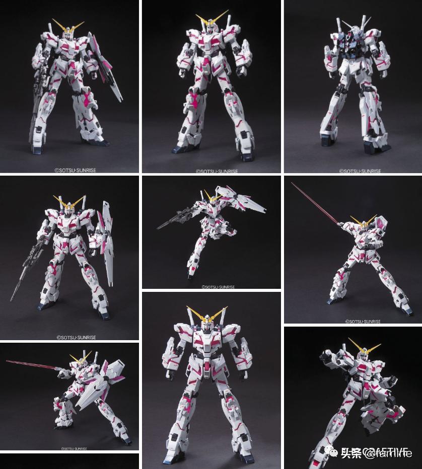 高达uc100独角兽模型开箱,高达ucrx-0