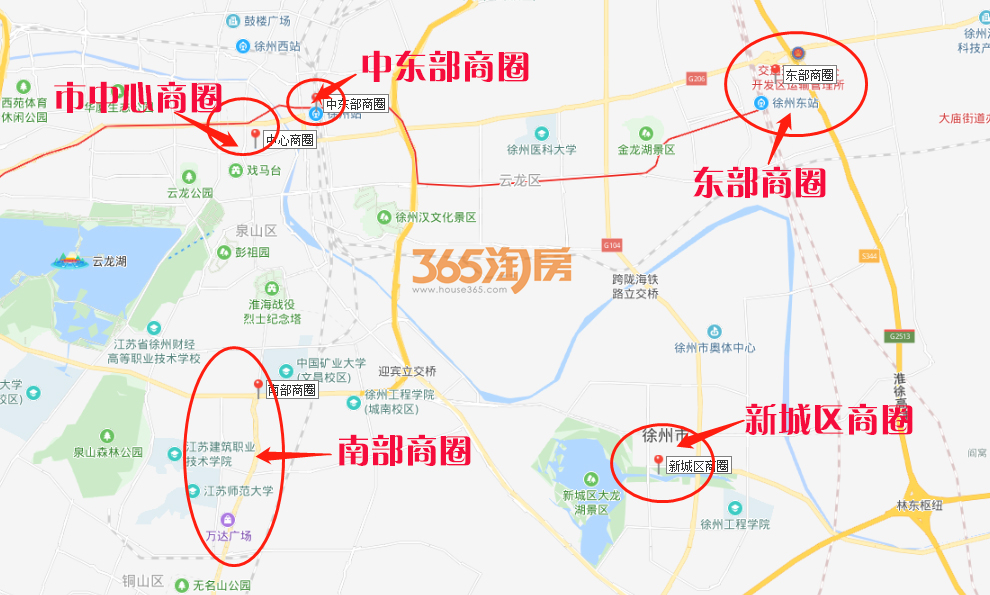 徐州买房各板块地图,买房跟着榜单走