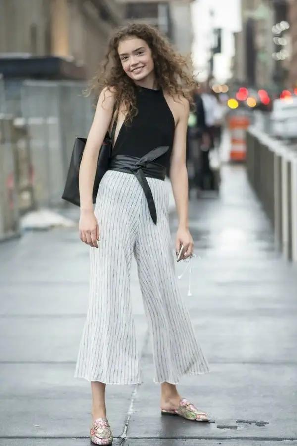 小个子腰带装穿搭150显高,矮个子怎么系腰带显高显瘦