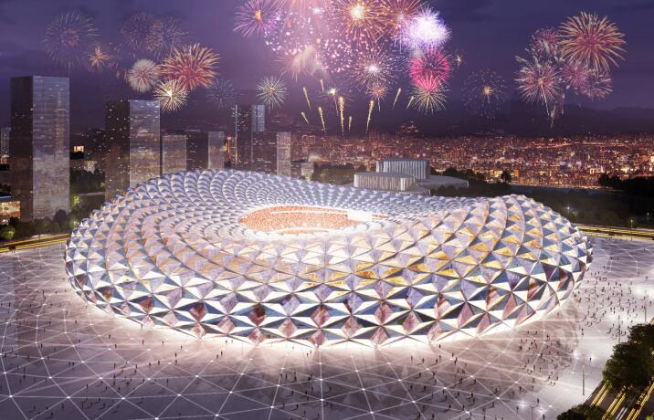 恒大新球场布局,恒大新球场建设过程