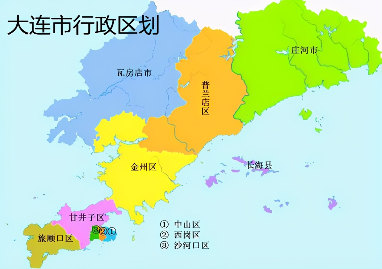 中国地图辽宁大连市,大连中国国家地理