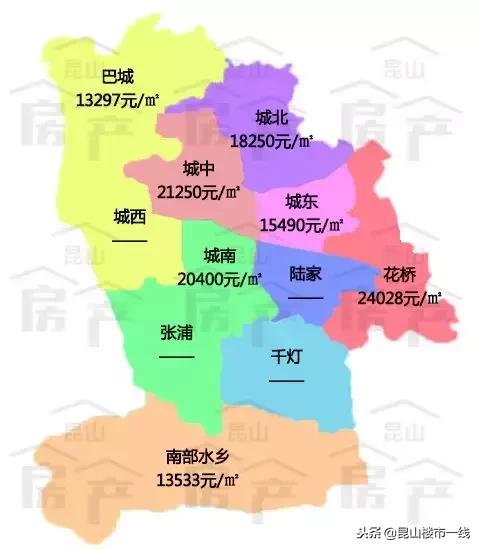 昆山最好楼盘多少钱一平,2023年昆山房价跌了多少