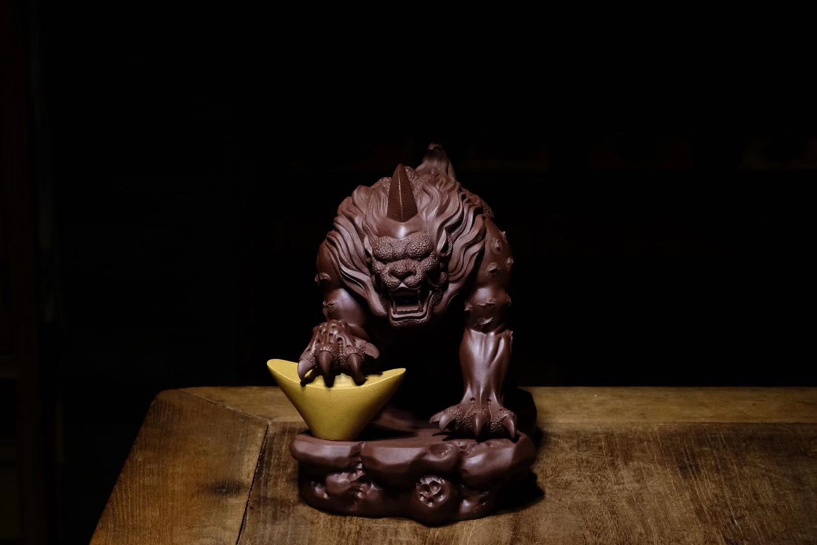 四大凶兽貔貅,纯铜吉瑞貔貅