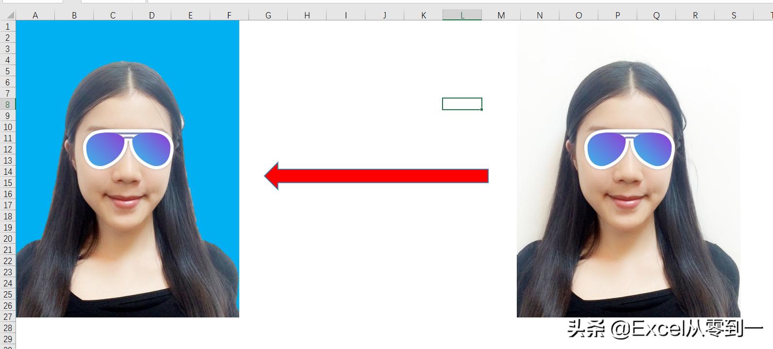 干货超实用教你用excel制作证件照,怎么用excel制作证件照教程