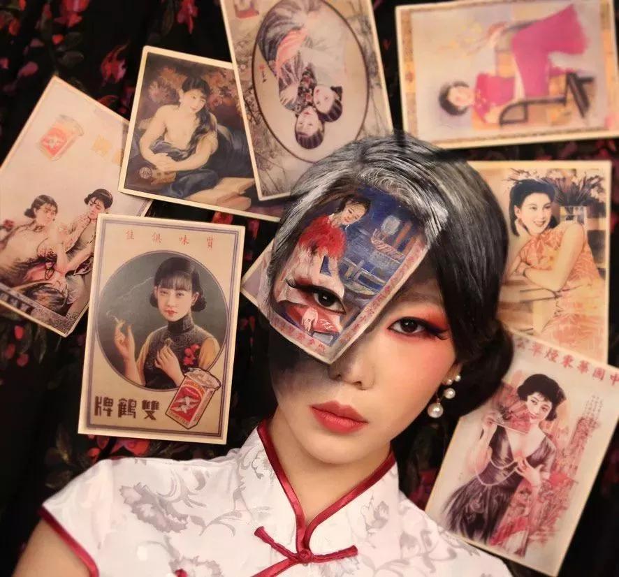 她在画画,神奇的视觉错觉画画