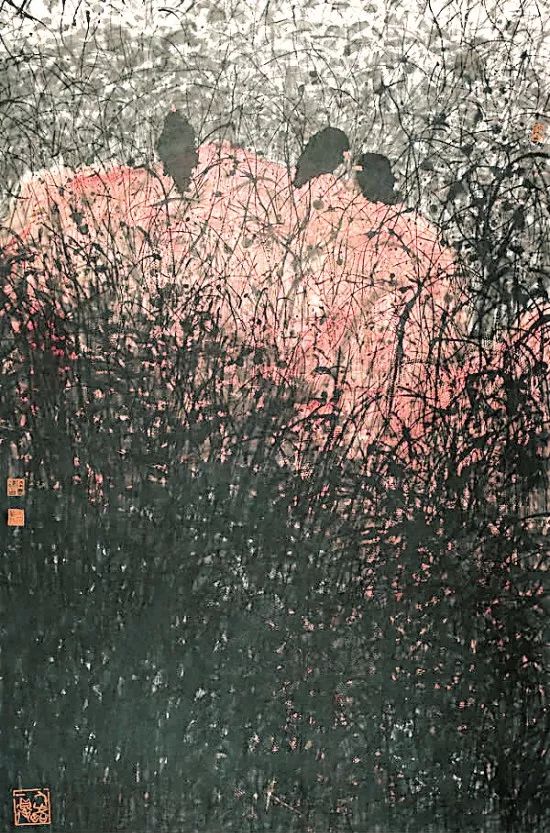 他说画画就是玩玩而已，一不小心成了艺术家