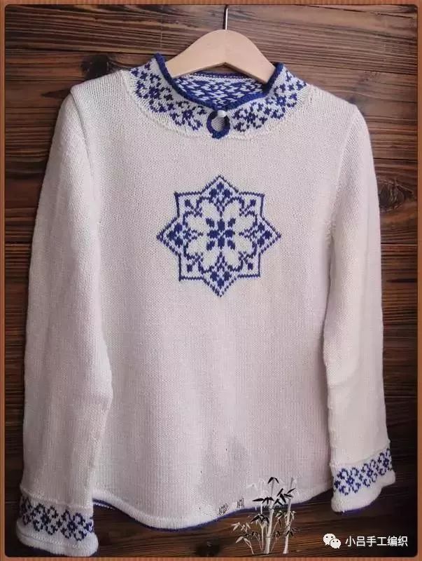 青花瓷毛衣图案大全,4-6岁儿童毛衣青花瓷毛衣