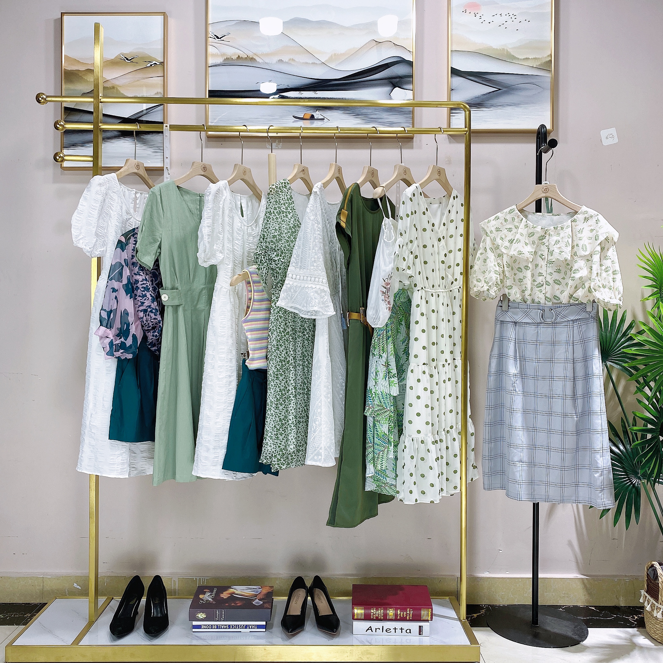 三彩女装官方旗舰店2021秋装直播,三彩品牌库存女装