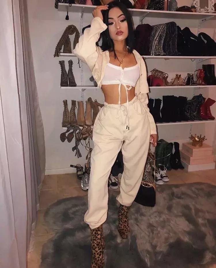 粗腿显瘦裤子加绒加厚200斤,比较适合粗腿的裤子