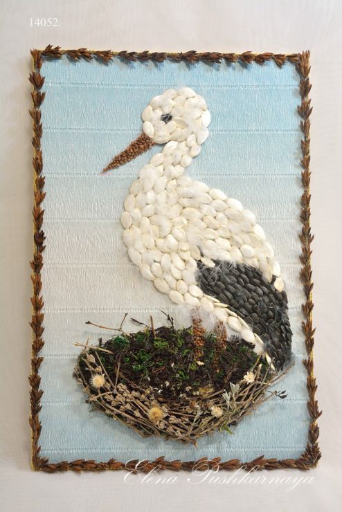 儿童手工五谷杂粮拼画,手工拼贴画教程简单又漂亮