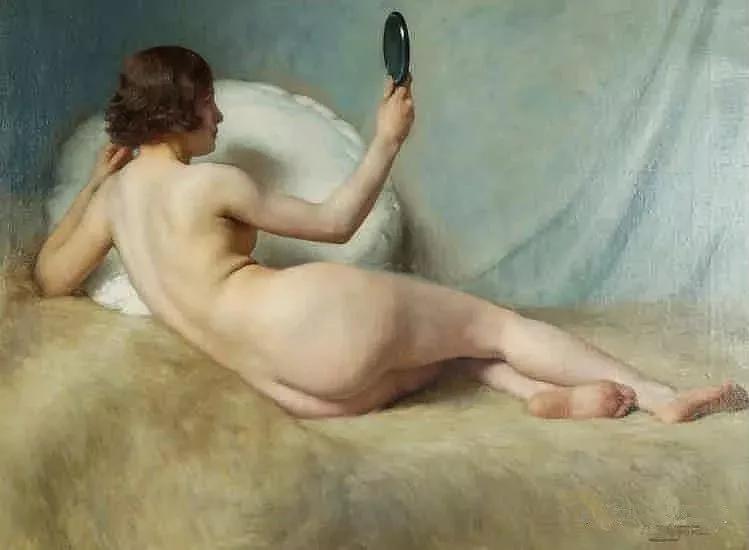 法国画家查尔斯兰德尔戴安娜画像,法国画家笔下的美人美醉了