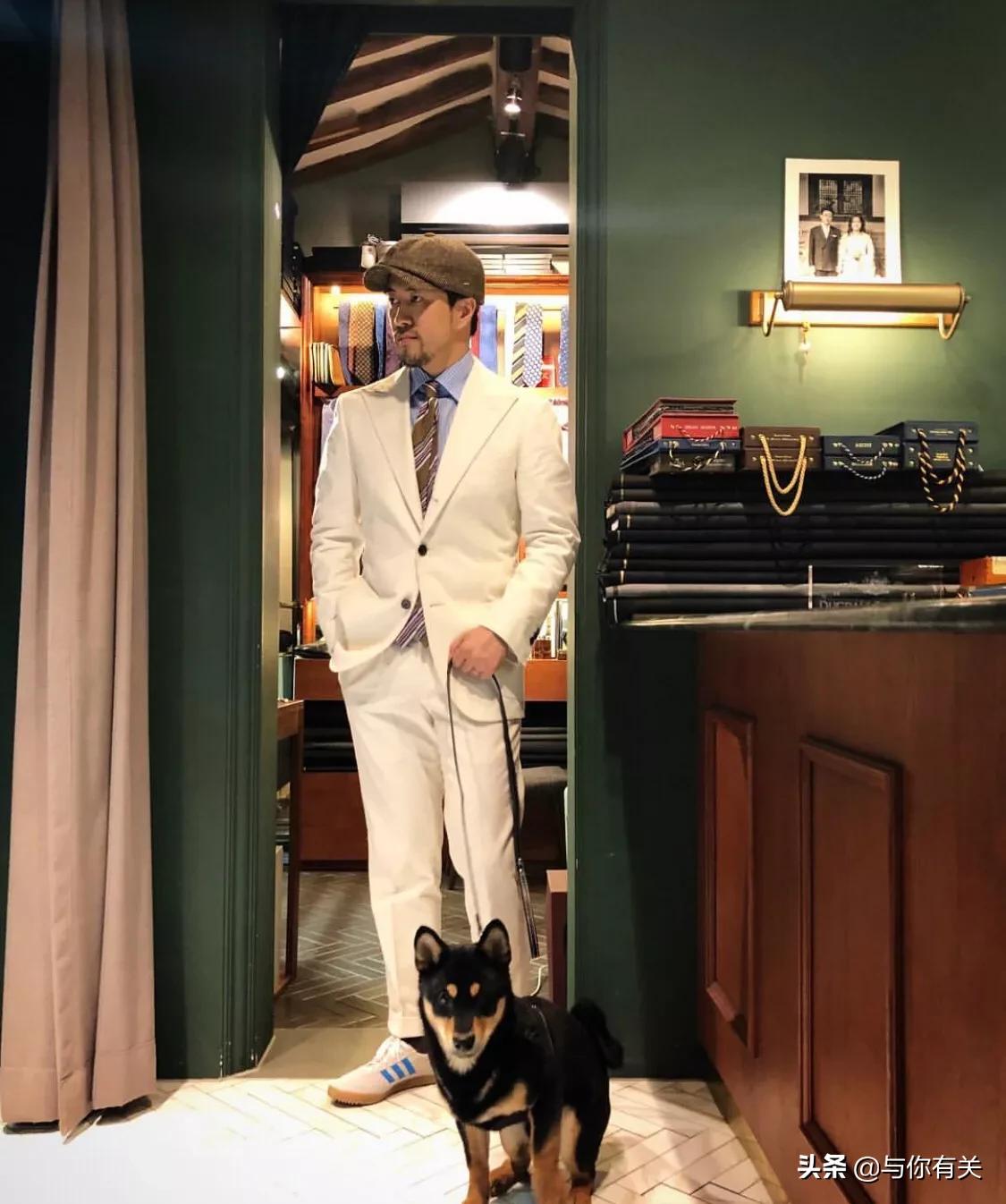 复古西装风,复古风西装质感