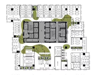 QUCESS新作|办公空间中的江南园林「镜·园」