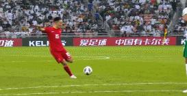 又输了！中国2-3沙特，洛国富世界波难救场！武磊又失单刀
