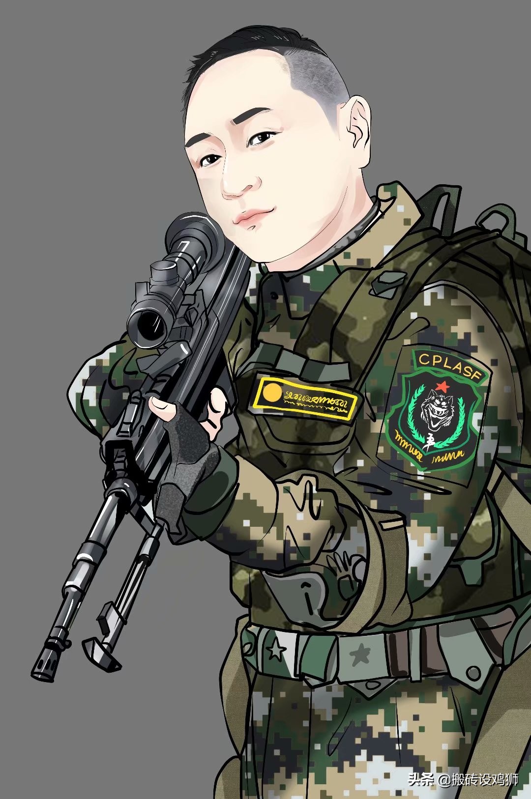 有气势霸气的军人微信头像大全,军人的微信头像大全霸气