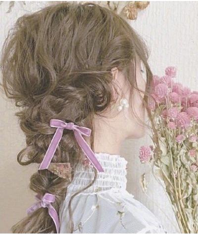 00后女生马尾发型,适合学生党的少女心发饰