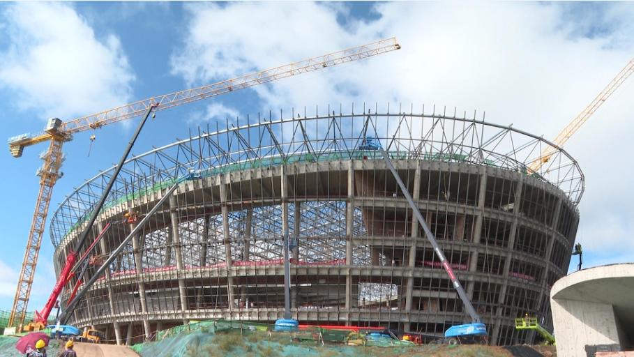 实地探访：蓬安县体育中心修得咋样了？