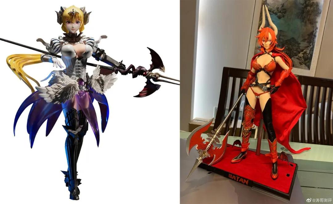 无缝包胶素体，《sin七大罪》路西法可动人偶来了