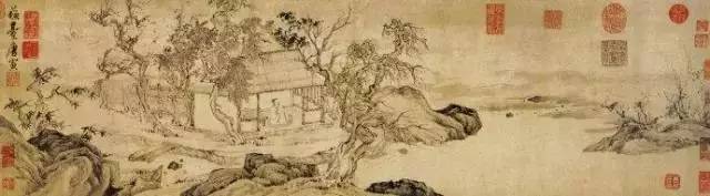 明代夏芷国画山水作品高清大图,明代100幅山水精品赏析第二辑