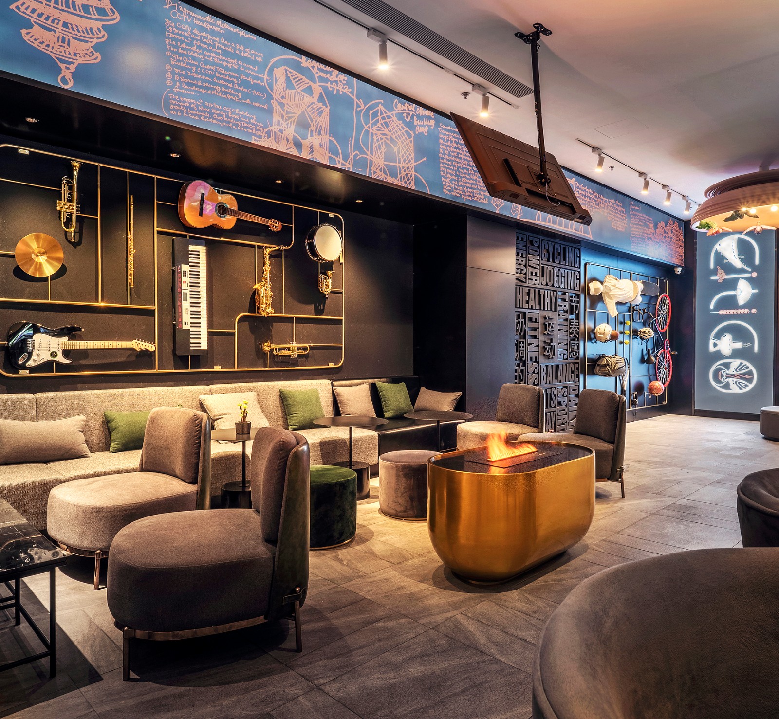 北京酒店3人间两室一厅,酒店三楼设计图