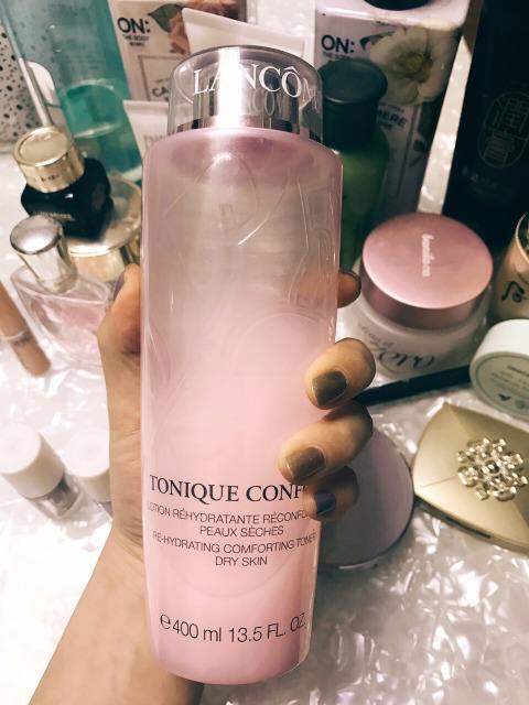 兰蔻清滢保湿水口碑粉水干皮救星,化妆水保湿补水正品兰蔻