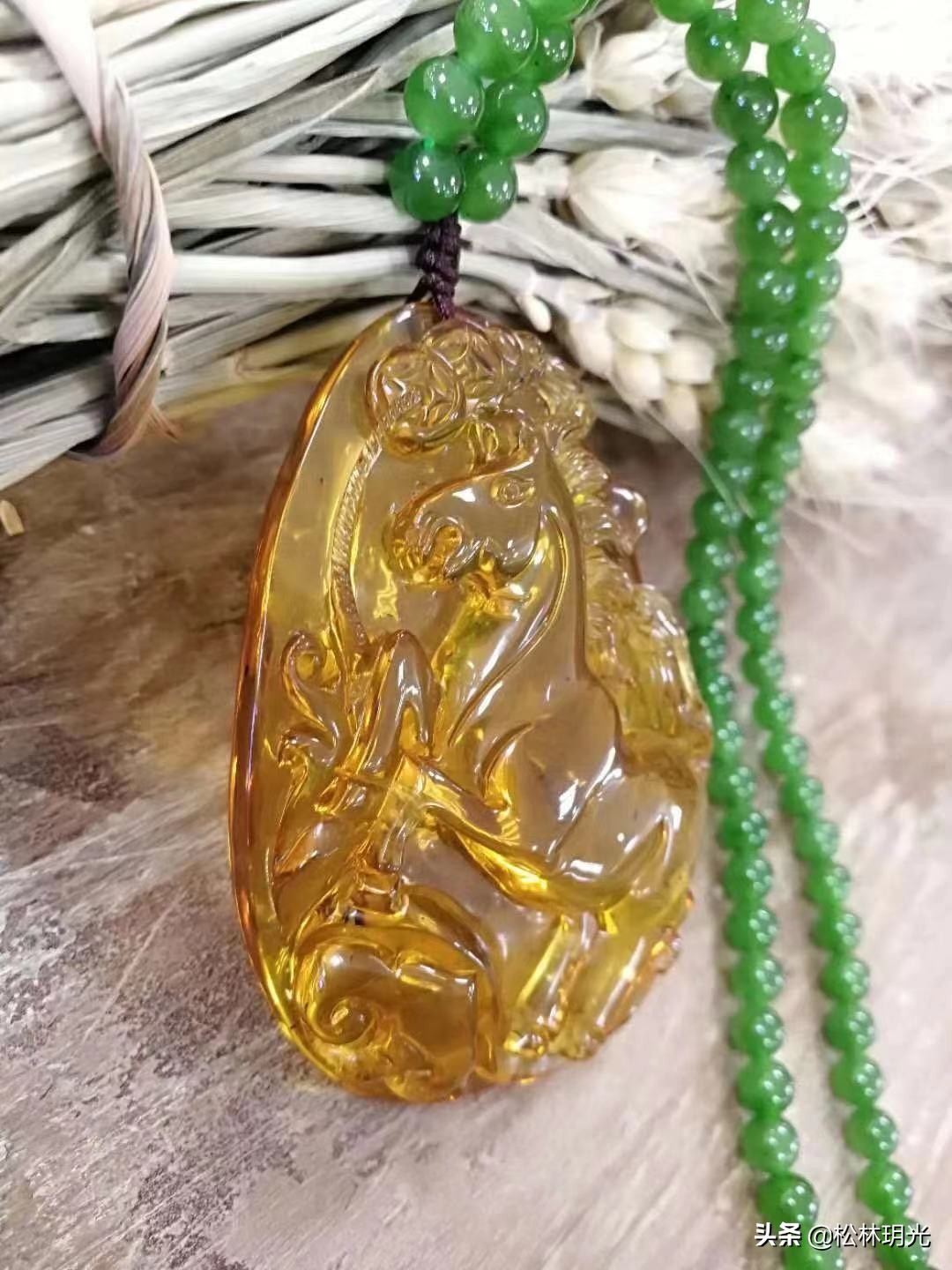 玉石刻马与猴啥寓意,玉石摆件马的寓意