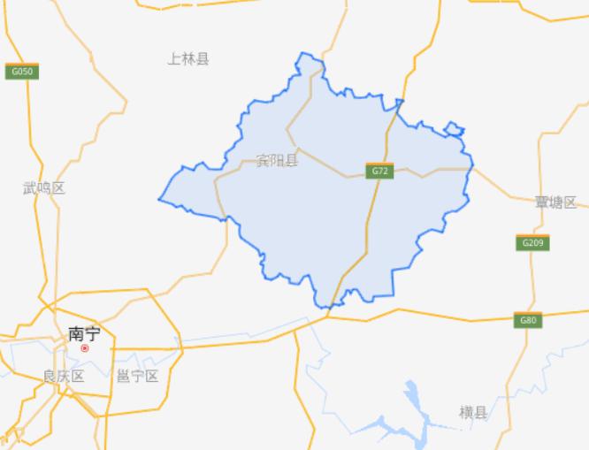 广西的一个县,人口超100万,建县历史超100年