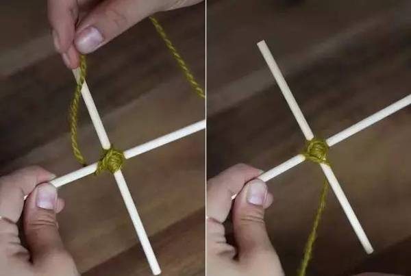 毛线绕花朵教程,毛线勾曼陀罗花教程