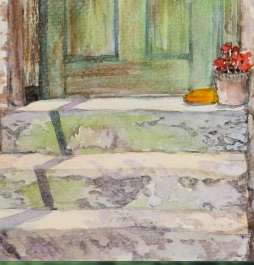 简单随性的水彩教程,水彩生动技巧视频