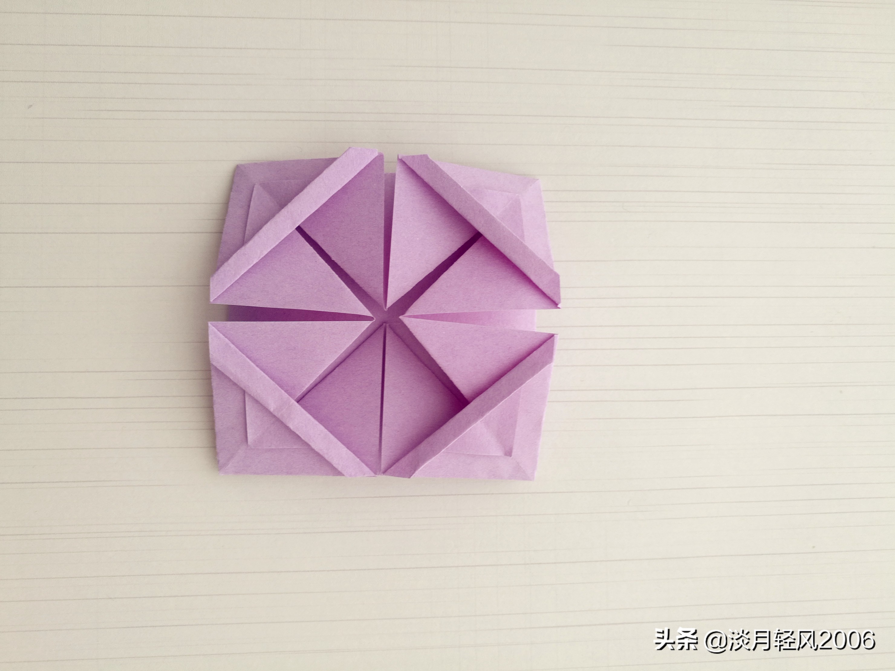 手工DIY制作花篮,简单折少女心的手工