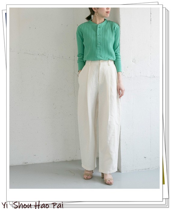 高端麻料抗起皱亚麻裤女,不起皱的亚麻裤阔腿裤