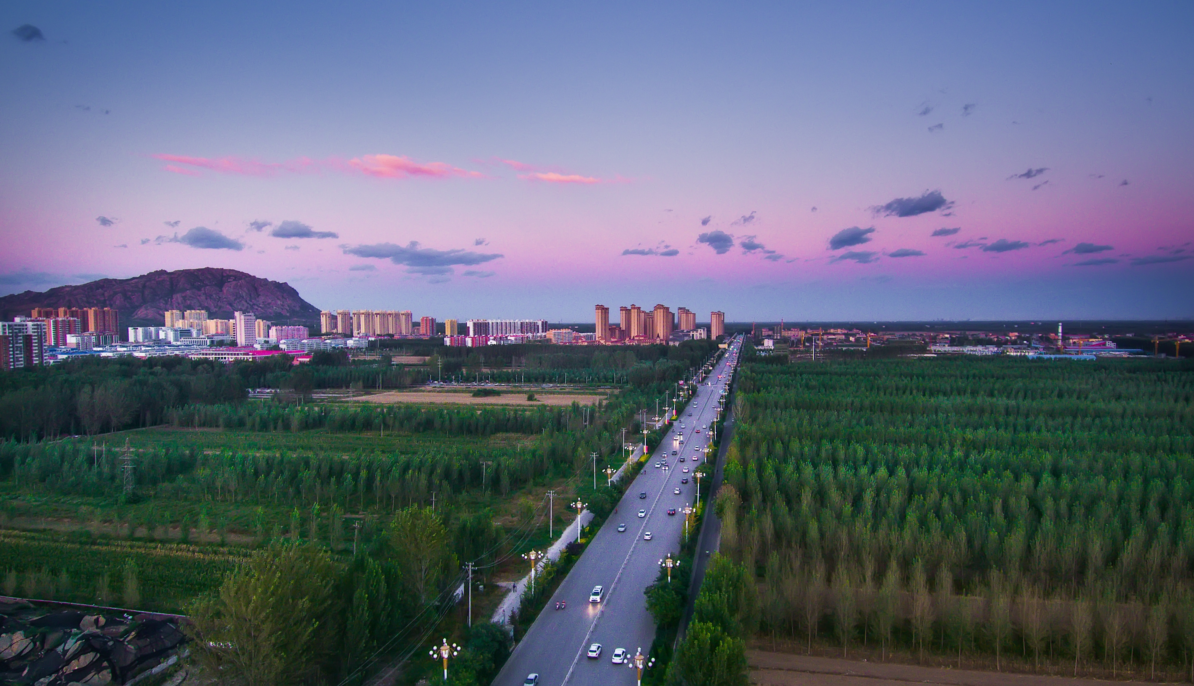 曲阳县城全景视频,曲阳县城高清地图