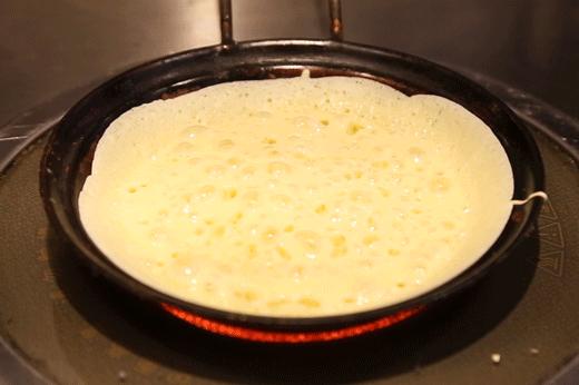 成都小吃蛋烘糕这样做,路边摊小吃油煎鸡蛋糕的做法