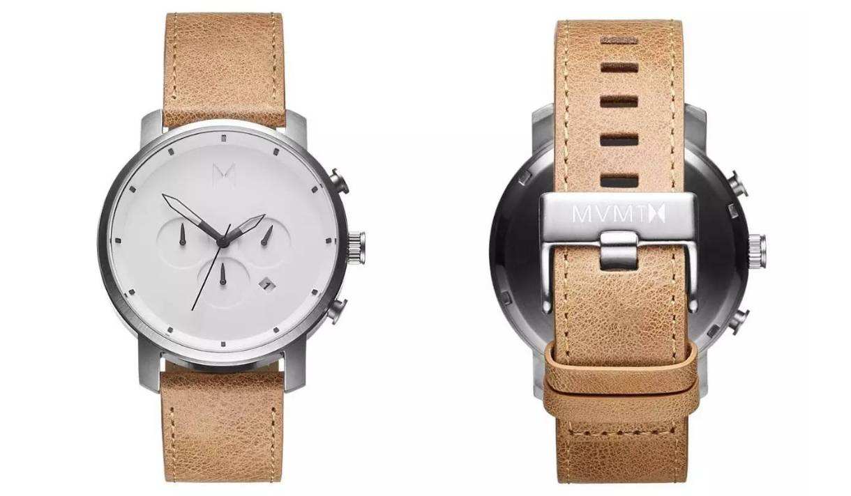 mvmt手表拆解,mvmt中性时尚三眼石英腕表表带