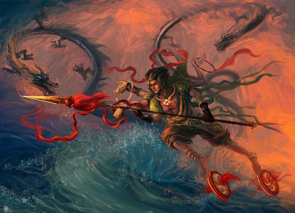 西游记哪里有哪吒出现,西游记里娃娃